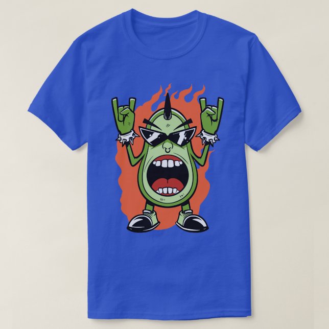 T-shirt Toon d'Avocado en métal lourd (Design devant)