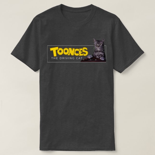 T-shirt Toonces le chat conducteur (Design devant)