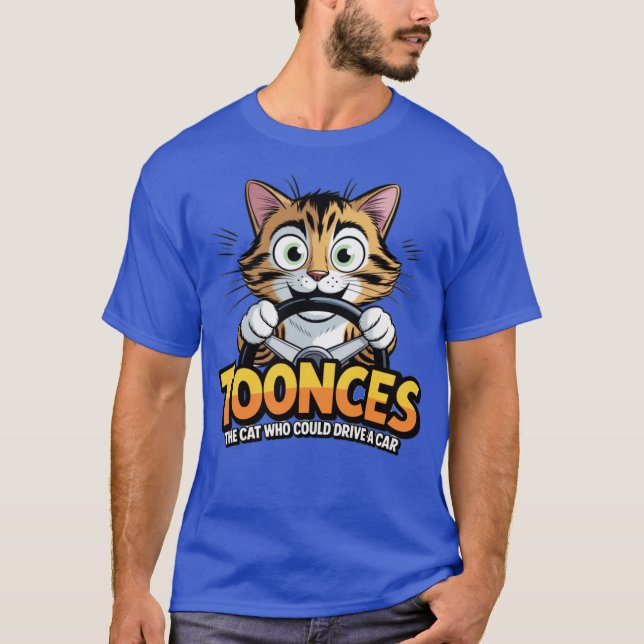T-shirt Toonces - Le Chat de conduite (Devant)