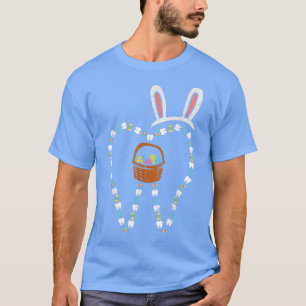T-shirt Tooth Bunny Ears Cute Teeth Dentist Dental