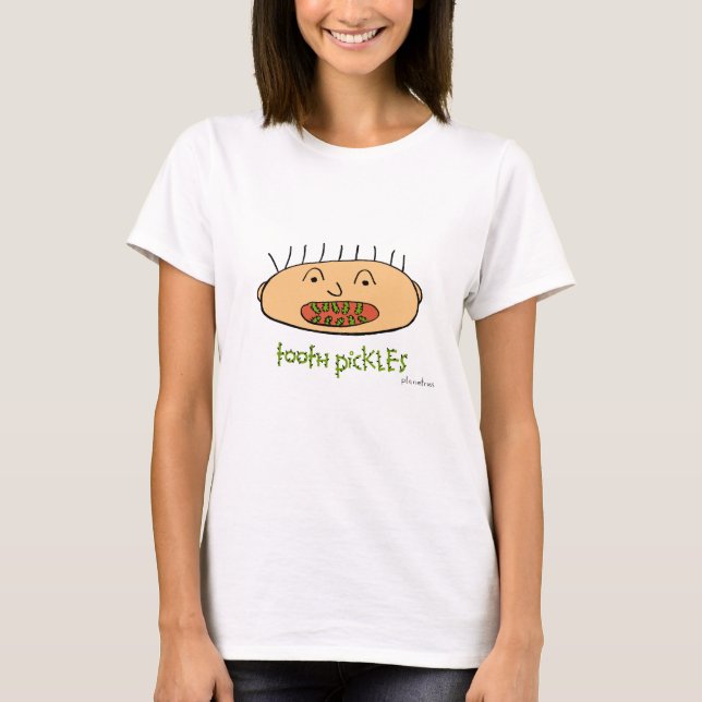 T-shirt tooth pickles, long sleeve tee (Devant)