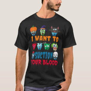 T-shirt Tooths Je Veux Sucer Votre Sang