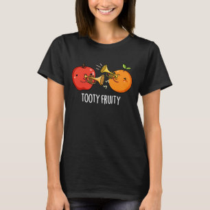 T-shirt Tooty Fruity Funny Fruit Musicien Pun Dark BG