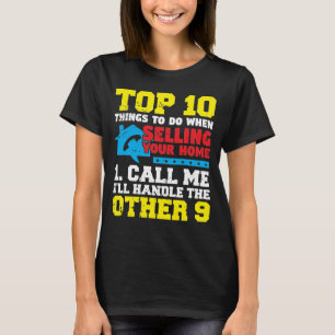 T-shirt Top 10 des choses à faire lors de la vente de vot