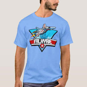 T-shirt Top avion de chasse Retro 80s Mecha Retro Mashup