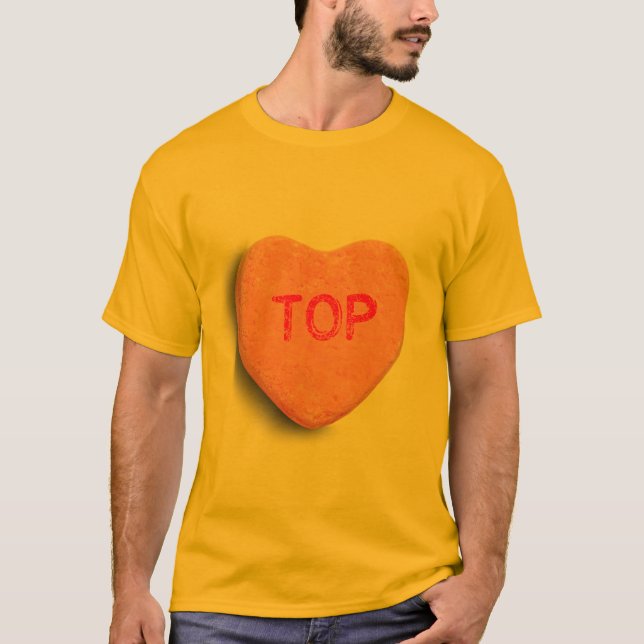 T-shirt Top Candy Heart (Devant)