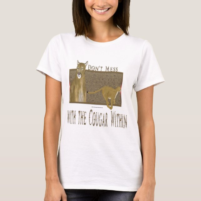T-shirt Top Cougar dans la coupe Dames (Devant)