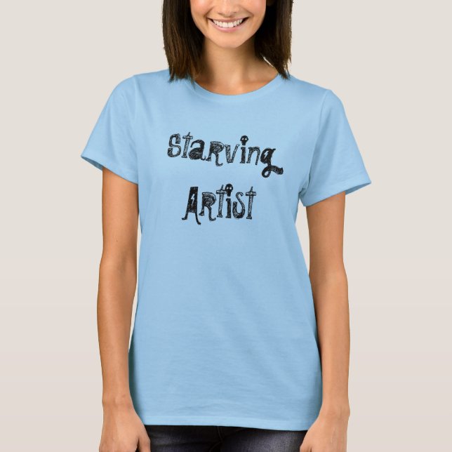 T-shirt Top d'artiste de Madame affamée (Devant)