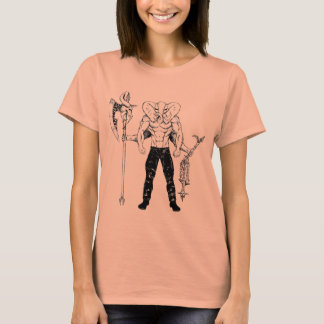 T-shirt Top de la culture féminine de Ganesh Warrior