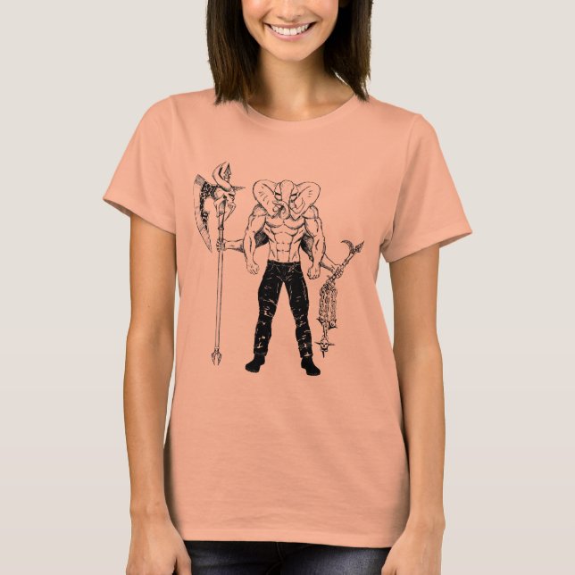 T-shirt Top de la culture féminine de Ganesh Warrior (Devant)