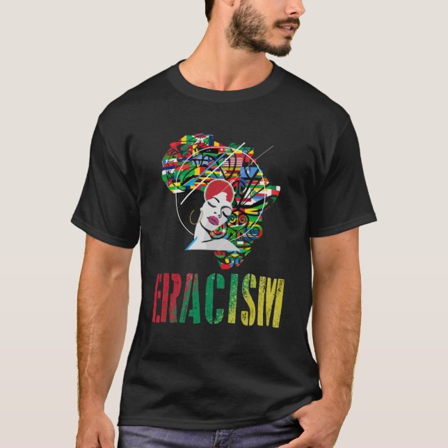 T-shirt Top de la manifestation contre l'racisme (Devant)