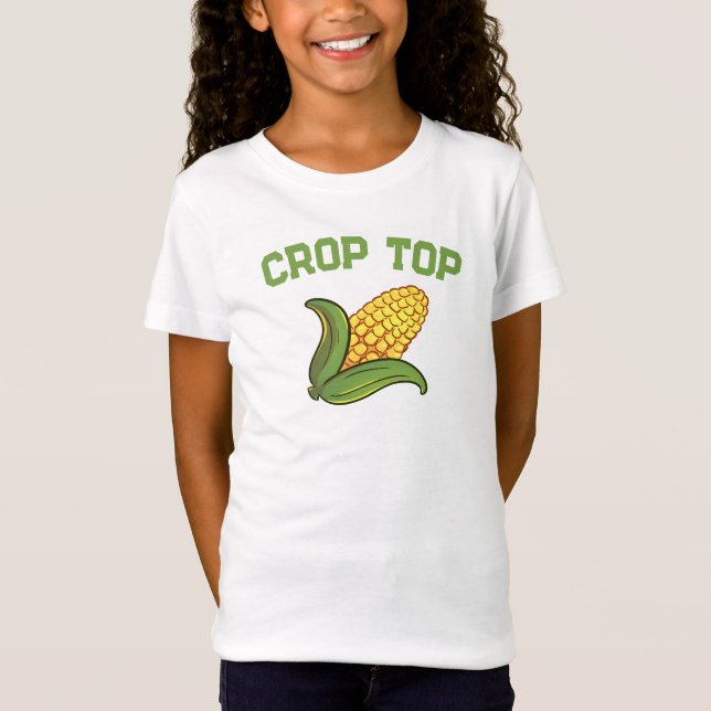 T-Shirt Top de la récolte, Maïs sur la cuisinière, Légumes (Devant)