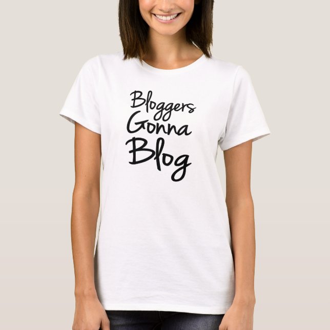 T-shirt Top des femmes des blogs (Devant)