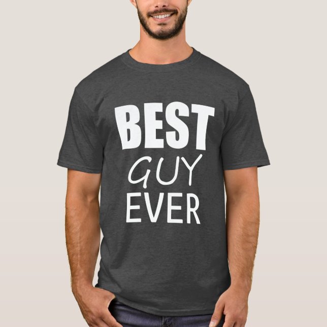 T-shirt Top du meilleur mec funky (Devant)