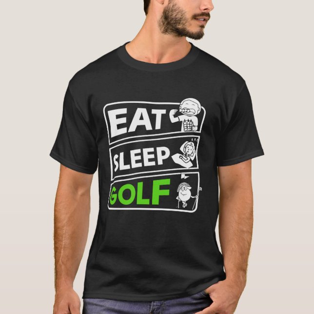 T-shirt Top Du Ventilateur De Golf. Mange Du Golf Du Somme (Devant)