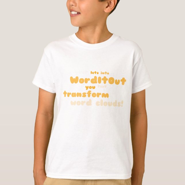 T-shirt Top enfants : disposition avant (Devant)
