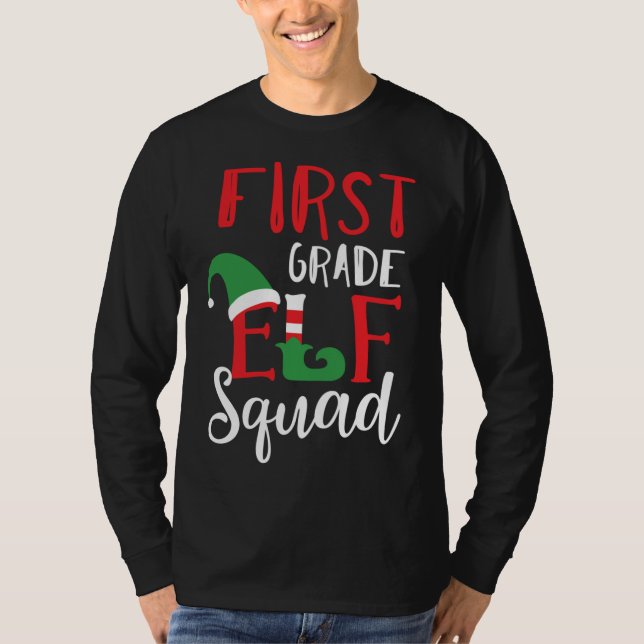 T-shirt Top Enseignant de première année de l'équipe des e (Devant)