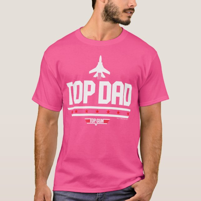 T-shirt Top Fête des pères d'armes à feu Top Papa (Devant)
