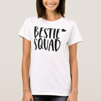 T-shirt Top Fleur de l'équipe de bestie