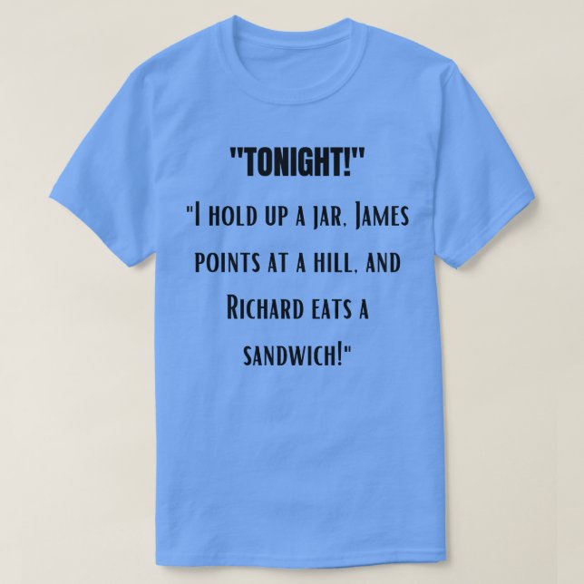 T-shirt Top Gear ce soir (Design devant)