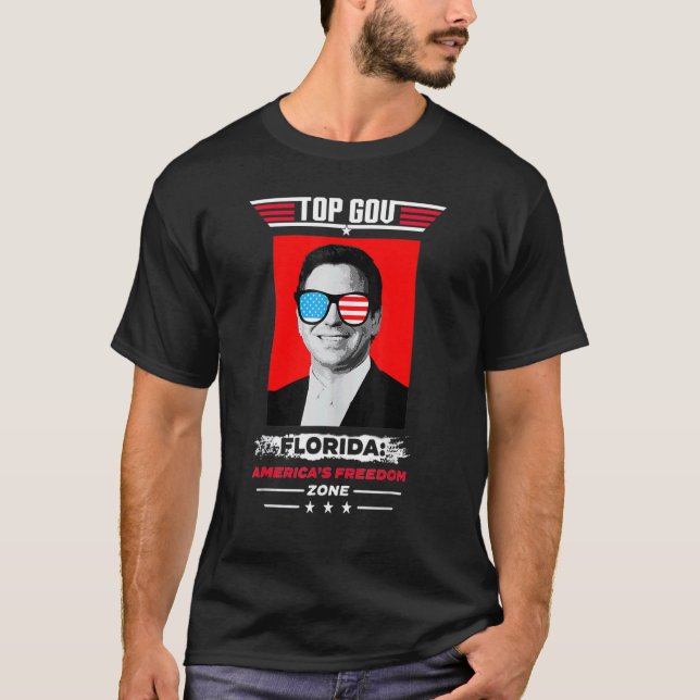 T-shirt Top Gov Ron Desantis Top Gov Desantis 2024 1 (Devant)