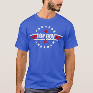 T-shirt Top Gov Vintage Top Gov Pour Les Femmes Hommes