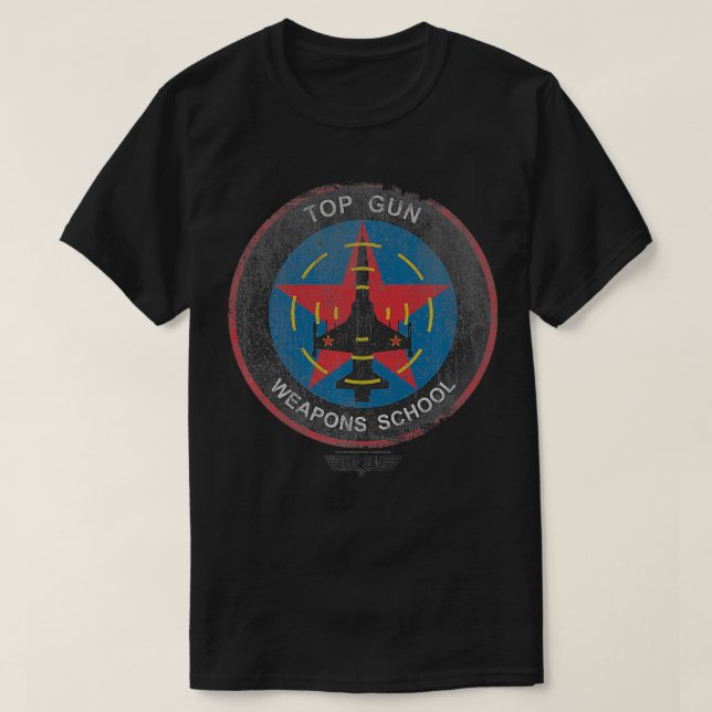 T-shirt Top Gun Flight School Logo Premium  (Design devant)
