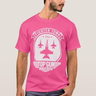 T-shirt Top Gun Maverick Fighter Town Usa Jets Logo