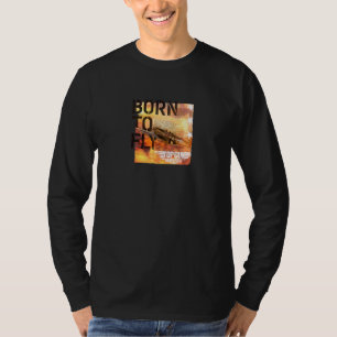 T-shirt Top Gun Maverick Né Pour Voler P 51 Mustang Poster