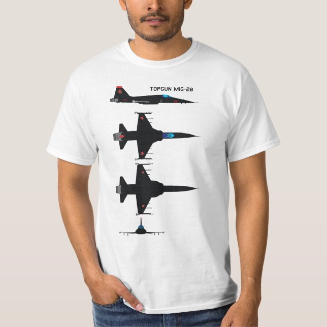 T-shirt Top Gun MIG 28 (Devant)