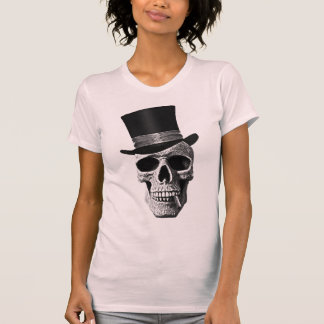 T-shirt Top hat skull