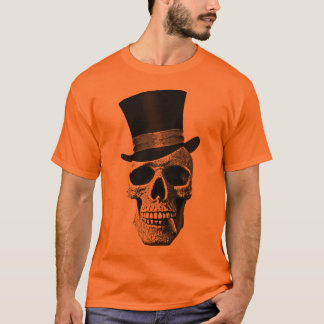 T-shirt Top hat skull