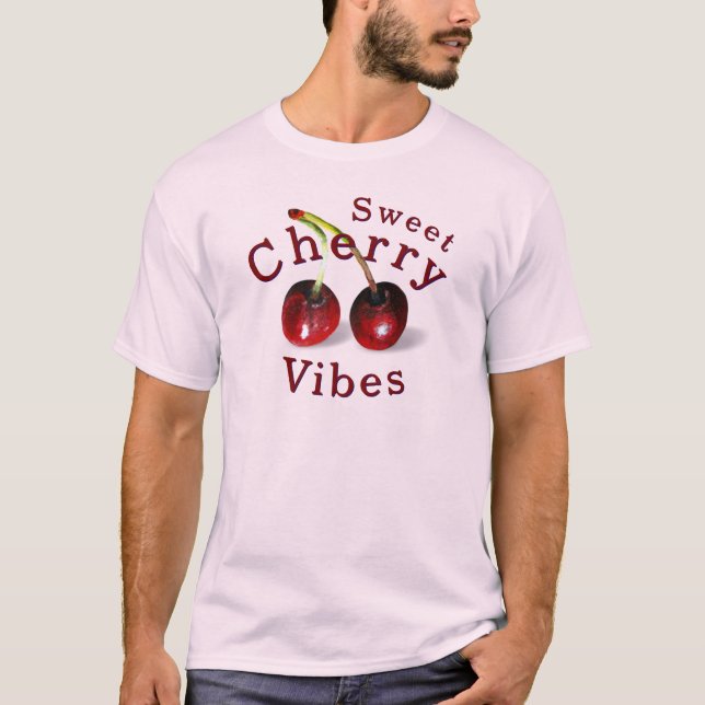T-shirt Top Homme Cerises (Devant)