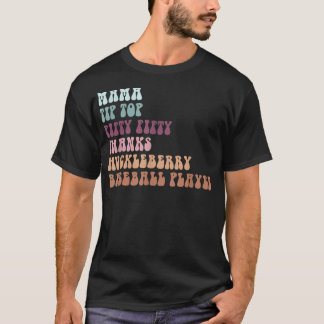 T-shirt Top Mama Cinquante Merci Huckleberry Baseba