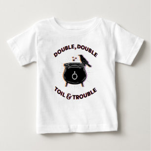 T-shirt Top pour bébé Double Toil & Trouble