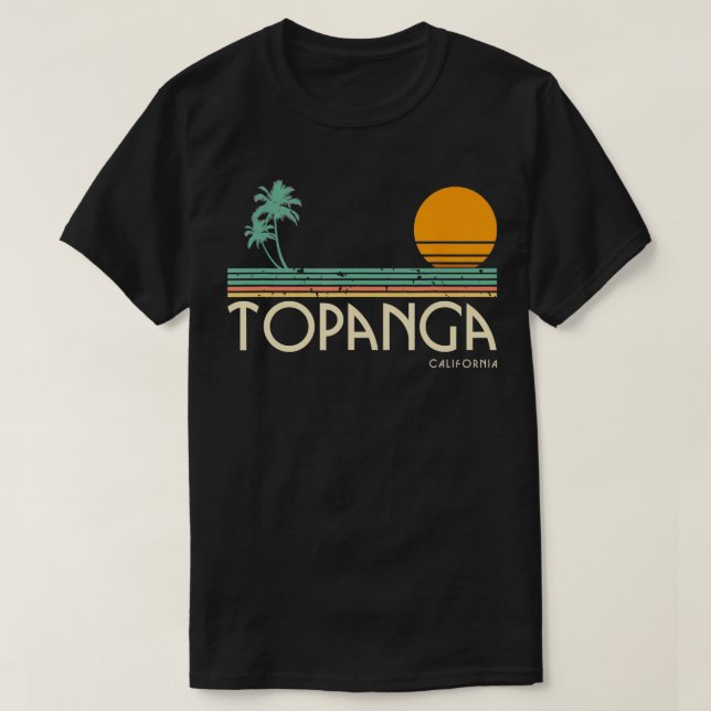 T-shirt Topanga Californie (Design devant)