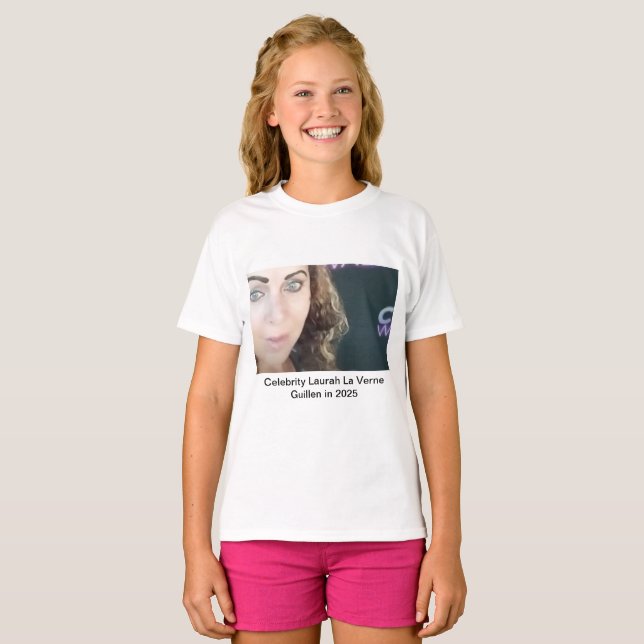 T-SHIRT #TOPCELEBRITY #LAURAHLAVERNEGUILLEN  2025 (Devant entier)