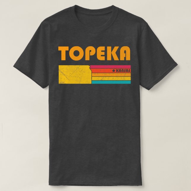 T-shirt Topeka Kansas Souvenir Vintage (Design devant)