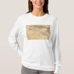 T-shirt Topographie de Los Angeles et de San Bernardino