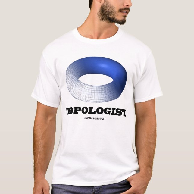 T-shirt Topologist (tore) (Devant)
