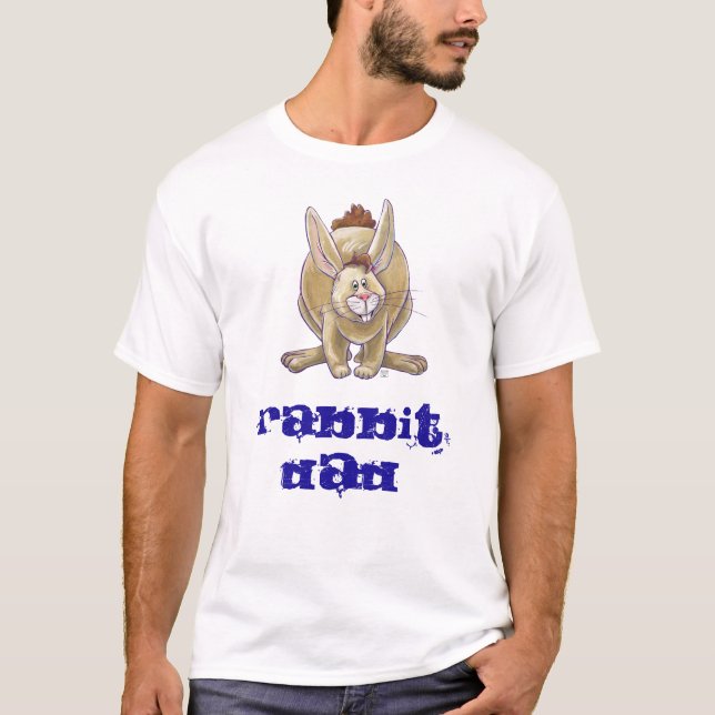 T-shirt Tops d'animaux de lapin (Devant)