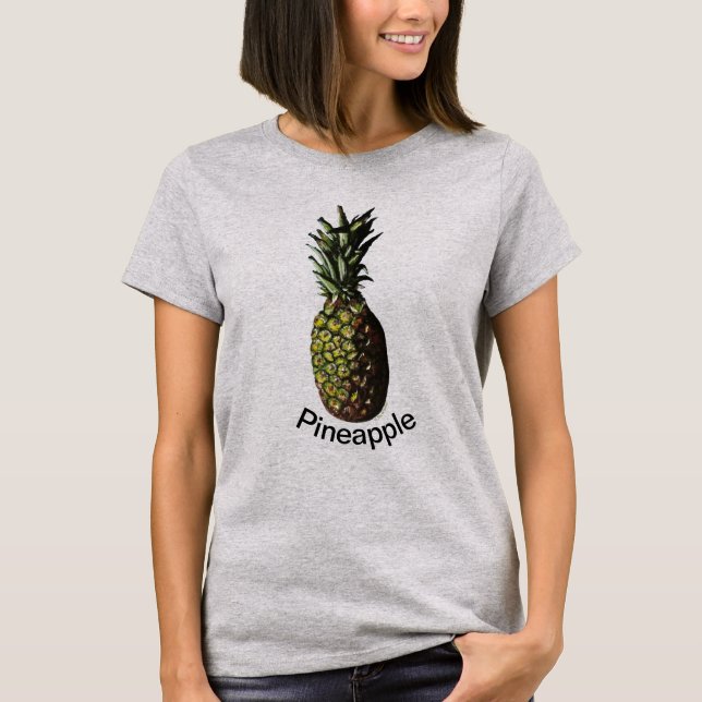 T-shirt Tops féminin d'ananas (Devant)