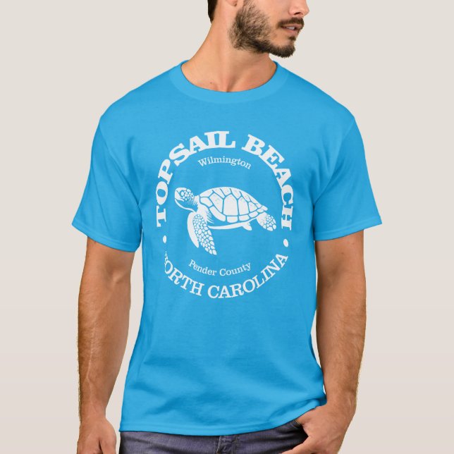 T-shirt Topsail Beach (tortue de mer) (Devant)