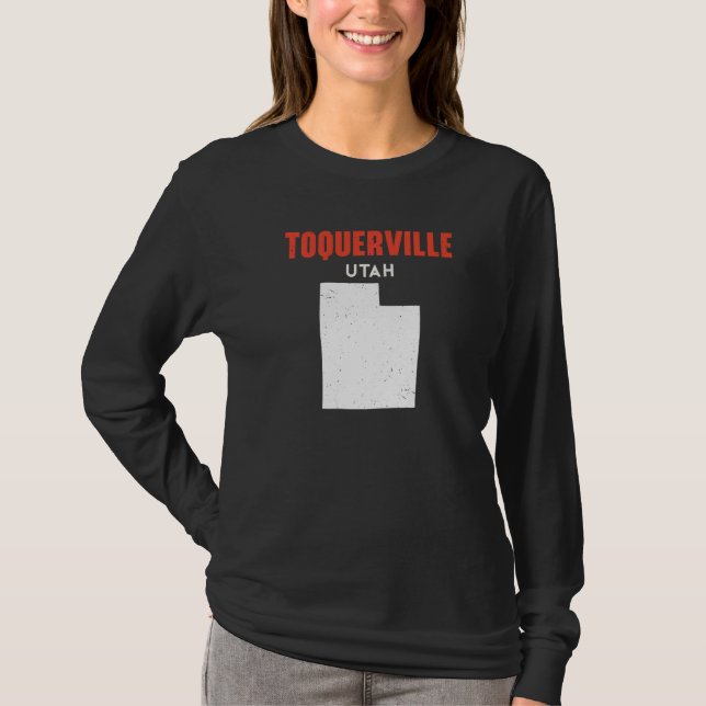 T-shirt Toquerville Utah USA State America Travel Utahan   (Devant)