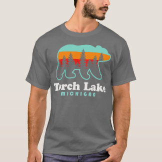 T-shirt Torch Lake Beach Vacation Michigan Bear Trees