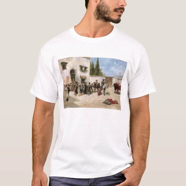 T-shirt Toréadors se préparant au combat (huile sur le (Devant)