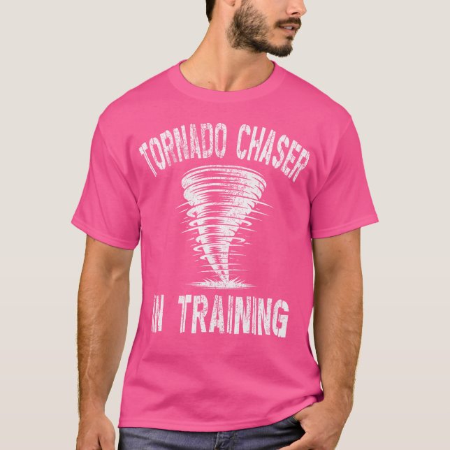 T-shirt Tornado Chaser En Formation Chasseur De Tempête (Devant)