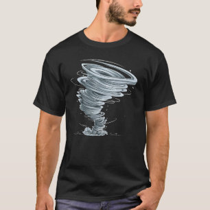 T-shirt Tornado Tempête Chaser Effrayant Météo ouragan