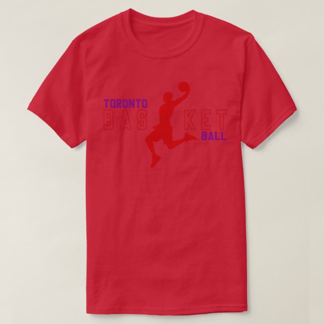 T-shirt Toronto Basketball Slam Dunks (Design devant)