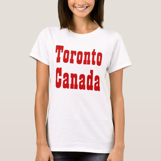 T-shirt Toronto Canada (Devant)